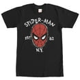 thumbnail image 1 of Men's Marvel Spider-Man Est 196New York Graphic Tee Black Large, 1 of 4
