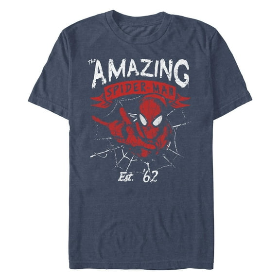 Men's Marvel: Spider-Man Est. 62 Retro Pose Graphic T-Shirt