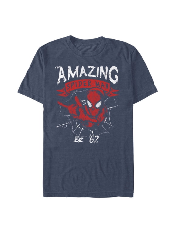 Men's Marvel: Spider-Man Est. 62 Retro Pose Graphic T-Shirt
