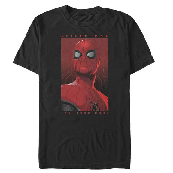 Men's Marvel Spider-Man: Far From Home Hero Poster  Graphic Tee Black Medium