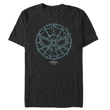Men's Marvel Spider-Man: Far From Home Pixel Mask  Graphic Tee Black 3X Large