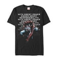 thumbnail image 1 of Men's Marvel Spider-Man Great Responsibility Quote Graphic Tee Black 3X Large, 1 of 4