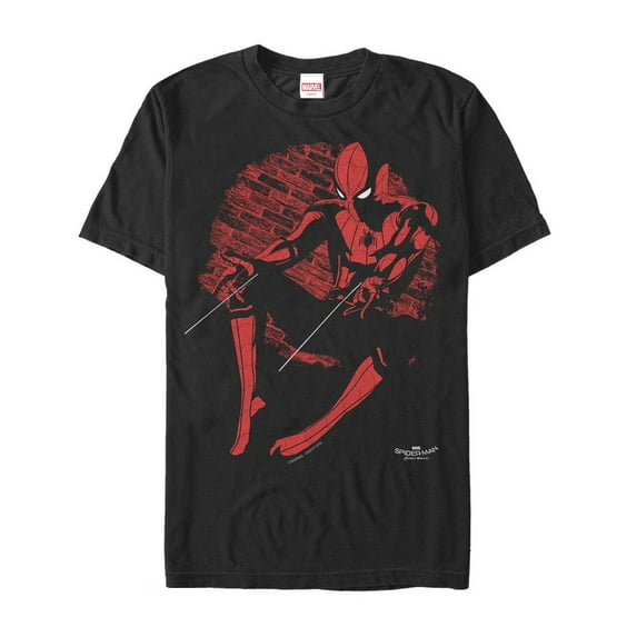 Men's Marvel Spider-Man: Homecoming Brick Graphic Tee Black 2X Large