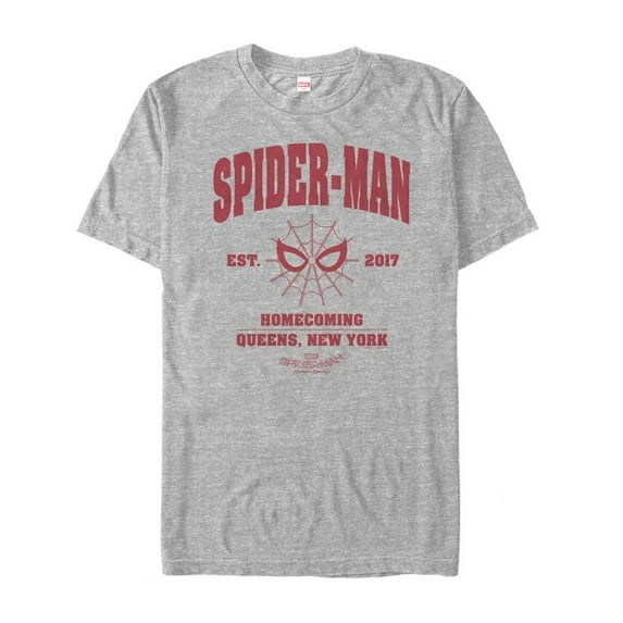Men's Marvel Spider-Man: Homecoming Est. 2017 Graphic Tee Athletic Heather 2X Large