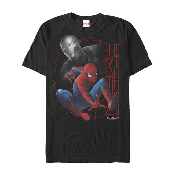 Men's Marvel Spider-Man: Homecoming Iron Manscale  Graphic Tee Black 2X Large