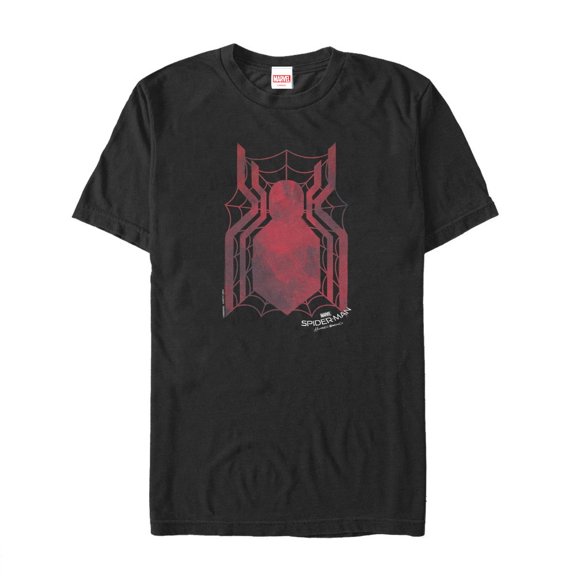 Men's Marvel Spider-Man: Homecoming Logo Web Graphic Tee Black Large