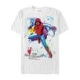 thumbnail image 1 of Men's Marvel Spider-Man: Homecoming Paint Splatter Graphic Tee White Large, 1 of 4