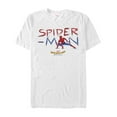 thumbnail image 1 of Men's Marvel Spider-Man: Homecoming Paint Streak  Graphic Tee White Small, 1 of 4