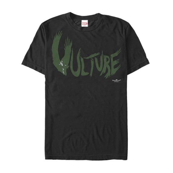 Men's Marvel Spider-Man: Homecoming Vulture Wings Graphic Tee Black 5X Large