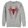 thumbnail image 1 of Men's Marvel Spider-Man Icon Badge  Sweatshirt Athletic Heather 2X Large, 1 of 3