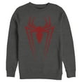 thumbnail image 1 of Men's Marvel Spider-Man Icon Badge  Sweatshirt Charcoal Heather Small, 1 of 3