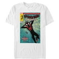 thumbnail image 1 of Men's Marvel Spider-Man: Into the Spider-Verse Comic Cover  Graphic Tee White Large, 1 of 4