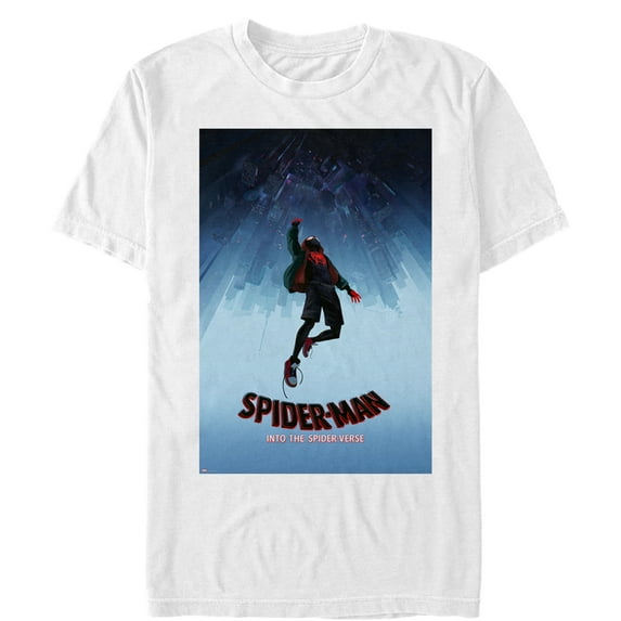 Men's Marvel Spider-Man: Into the Spider-Verse Fall Graphic Tee White Medium