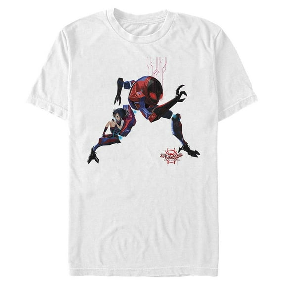 Men's Marvel Spider-Man: Into the Spider-Verse Peni Parker Suit  Graphic Tee White Large