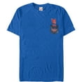 thumbnail image 1 of Men's Marvel Spider-Man: Into the Spider-Verse Peter Porker  Graphic Tee Royal Blue 3X Large, 1 of 4