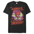 thumbnail image 1 of Men's Marvel Spider-Man: Into the Spider-Verse Spider-Ham Animals Talk  Graphic Tee Black 4X Large, 1 of 4