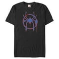 thumbnail image 1 of Men's Marvel Spider-Man: Into the Spider-Verse  Spray Paint Logo  Graphic Tee Black Large, 1 of 4