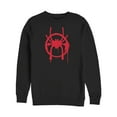 thumbnail image 1 of Men's Marvel Spider-Man: Into the Spider-Verse Symbol  Sweatshirt Black Small, 1 of 3