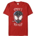 thumbnail image 1 of Men's Marvel Spider-Man: Into the Spider-Verse Web Head Graphic Tee Red 2X Large, 1 of 4