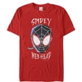 thumbnail image 1 of Men's Marvel Spider-Man: Into the Spider-Verse Web Head  Graphic Tee Red Large, 1 of 4
