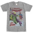 thumbnail image 1 of Men's Marvel Spider-Man Madness of Mysterio  Graphic Tee Athletic Heather X Large, 1 of 4