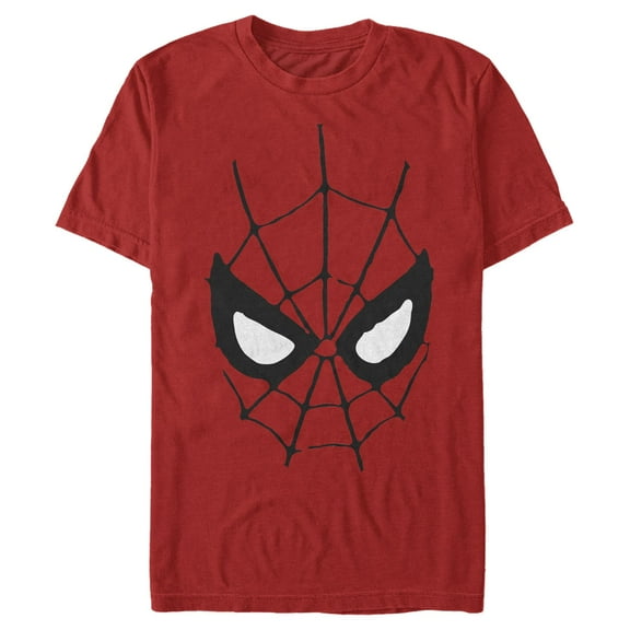 Men's Marvel Spider-Man Mask Outline Graphic T-Shirt