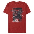 thumbnail image 1 of Men's Marvel Spider-Man: Miles Morales Glitch Frame  Graphic Tee Red 2X Large, 1 of 4