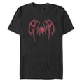 thumbnail image 1 of Men's Marvel Spider-Man: Miles Morales Mask Pattern  Graphic Tee Black Small, 1 of 4