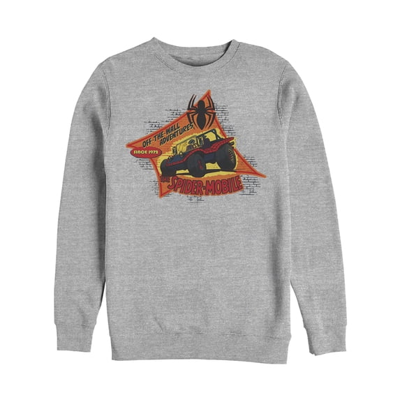 Men's Marvel Spider-Man Mobile Adventure Sweatshirt Athletic Heather 3X Large