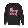 thumbnail image 1 of Men's Marvel Spider-Man Neon Light Logo  Sweatshirt Black 3X Large, 1 of 3