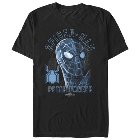 Men's Marvel Spider-Man: No Way Home Blue Suit Graphic Tee Black 3X Large