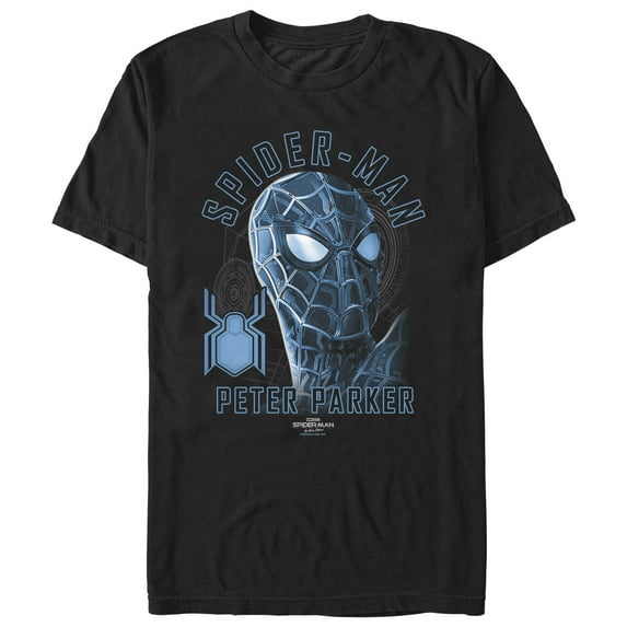 Men's Marvel Spider-Man: No Way Home Blue Suit Graphic Tee Black X Large