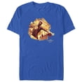 thumbnail image 1 of Men's Marvel Spider-Man: No Way Home Gold Web Shot Graphic Tee Royal Blue X Large, 1 of 4