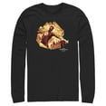 thumbnail image 1 of Men's Marvel Spider-Man: No Way Home Gold Web Shot  Long Sleeve Shirt Black 2X Large, 1 of 4