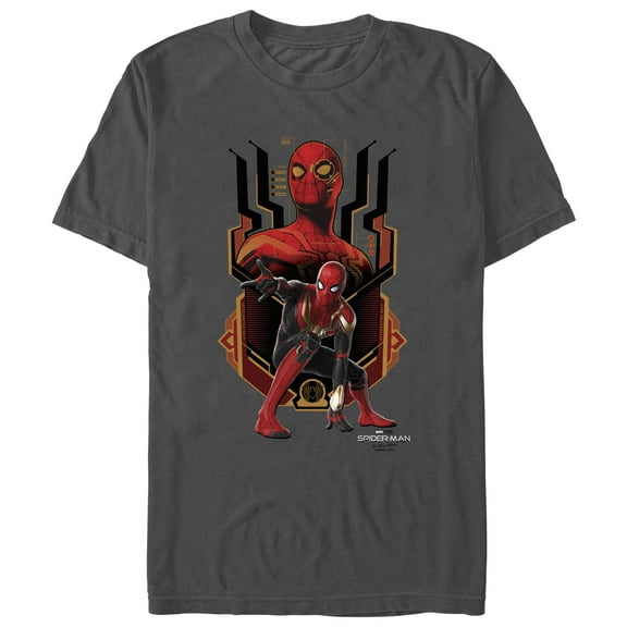 Men's Marvel Spider-Man: No Way Home Integrated Suit  Graphic Tee Charcoal Medium