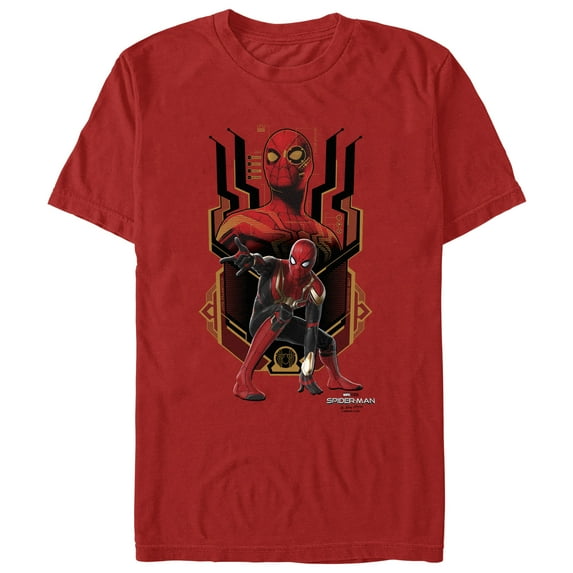 Men's Marvel Spider-Man: No Way Home Integrated Suit Graphic Tee Red X Large