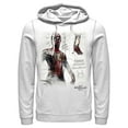 thumbnail image 1 of Men's Marvel Spider-Man: No Way Home Integrated Suit Sketch Pull Over Hoodie White Large, 1 of 4