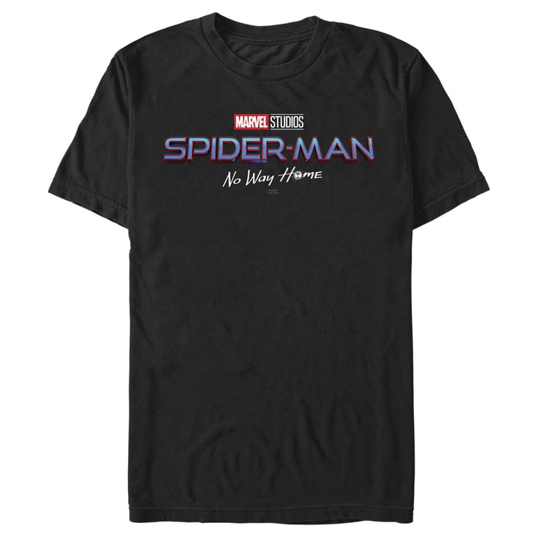 Men's Marvel Spider-Man: No Way Home Logo Black Graphic Tee Black