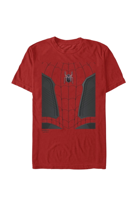 Men's Marvel Spider-Man: No Way Home New Suit Graphic Tee Red Large