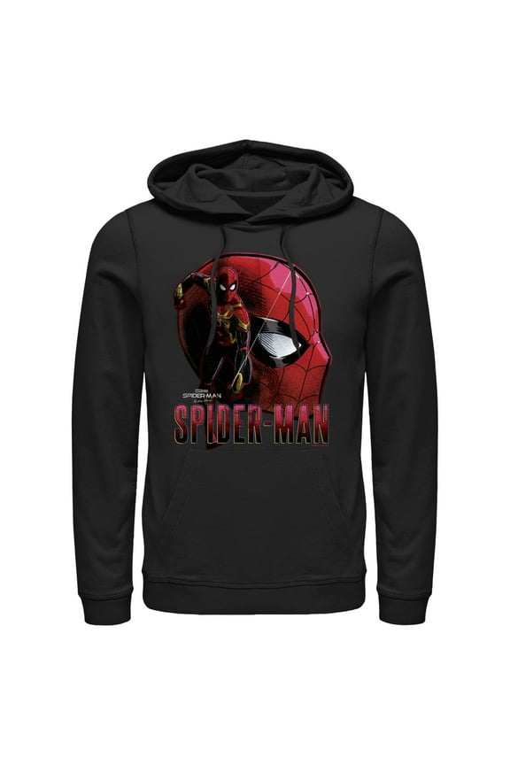Men's Marvel Spider-Man: No Way Home Profile  Pull Over Hoodie Black 3X Large