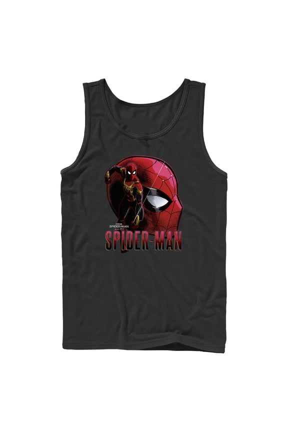 Men's Marvel Spider-Man: No Way Home Profile  Tank Top Black Large