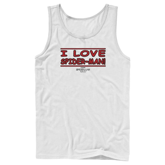 Men's Marvel Spider-Man: No Way Home Spidey Love  Tank Top White Medium