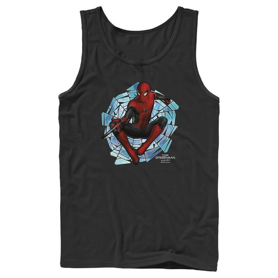 Men's Marvel Spider-Man: No Way Home Spinning Webs Tank Top Black 2X Large