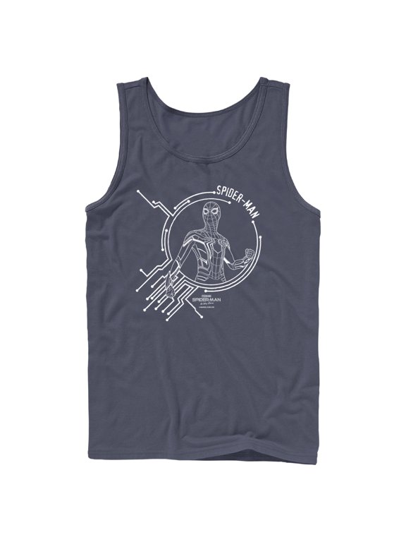 Men's Marvel Spider-Man: No Way Home Tech Tank Top Navy Blue Medium