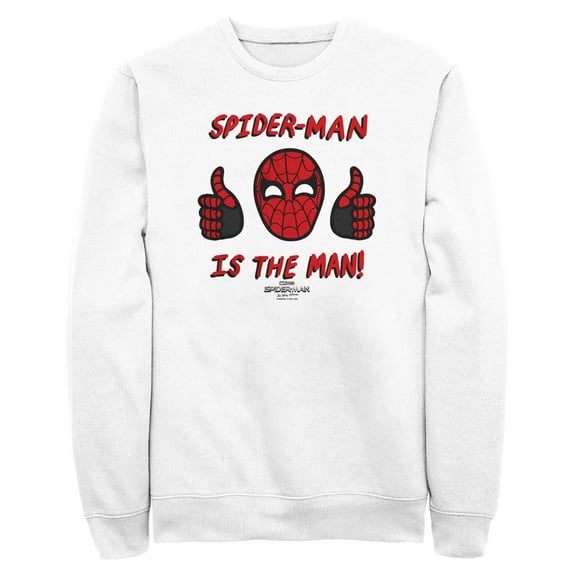 Men's Marvel Spider-Man: No Way Home The Man Sweatshirt White Medium