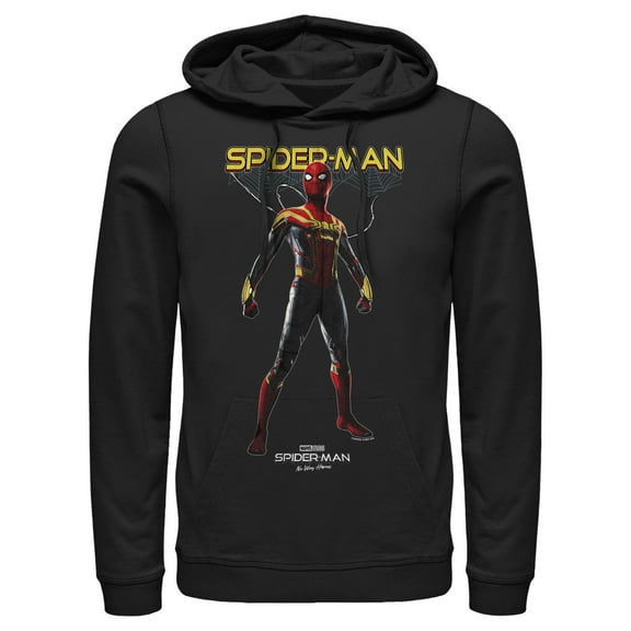 Men's Marvel Spider-Man: No Way Home Web Hero  Pull Over Hoodie Black 3X Large
