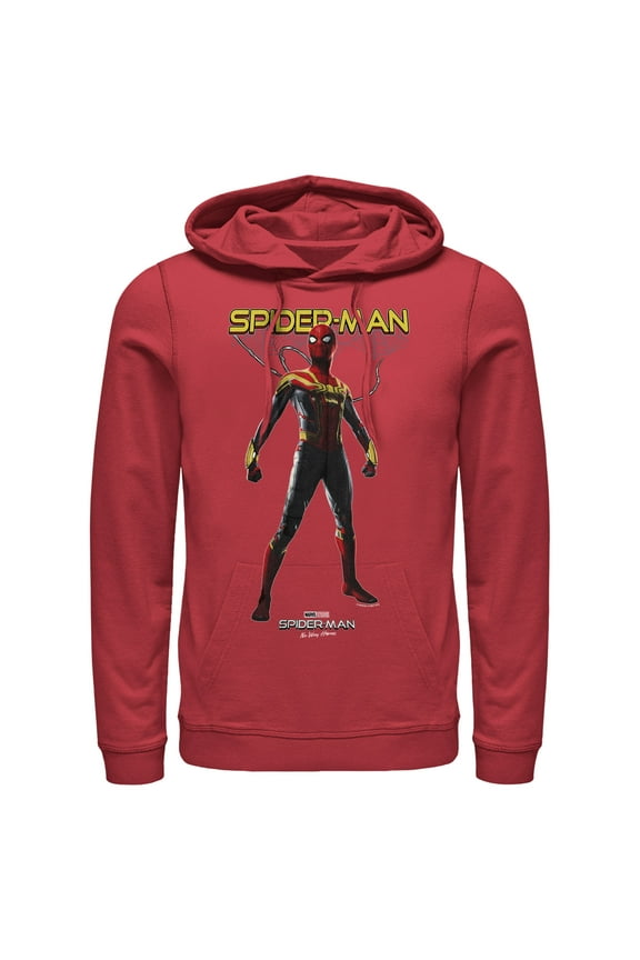 Men's Marvel Spider-Man: No Way Home Web Hero Pull Over Hoodie Red Small