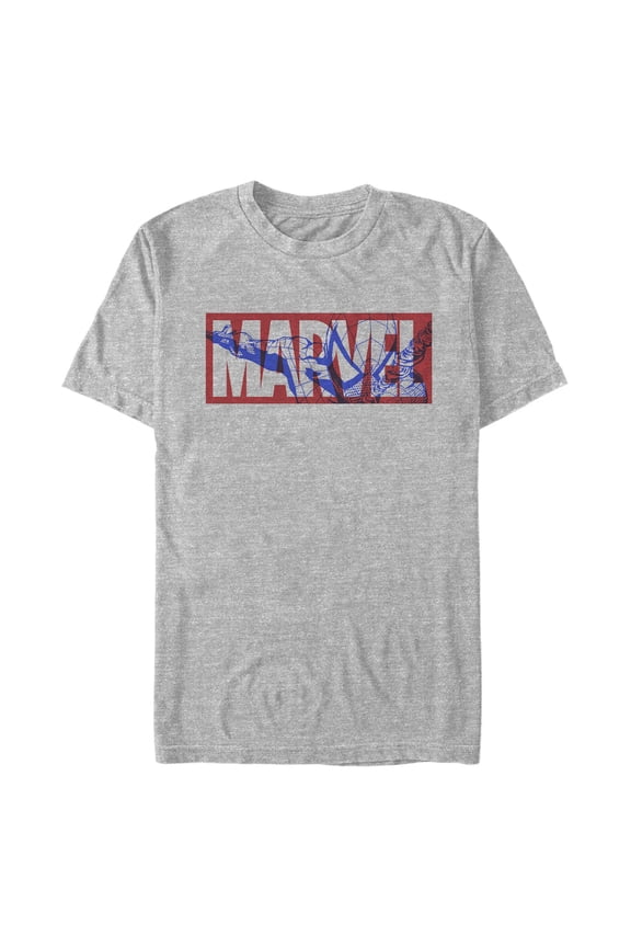 Men's Marvel Spider-Man Outline Logo  Graphic T-Shirt