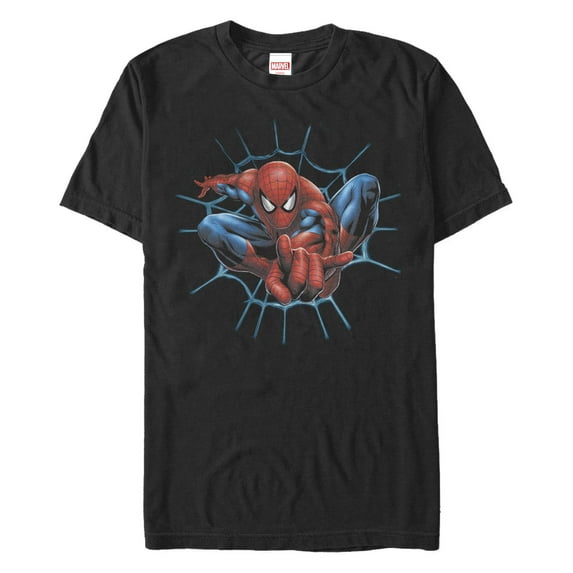 Men's Marvel Spider-Man Pose Web Graphic T-Shirt