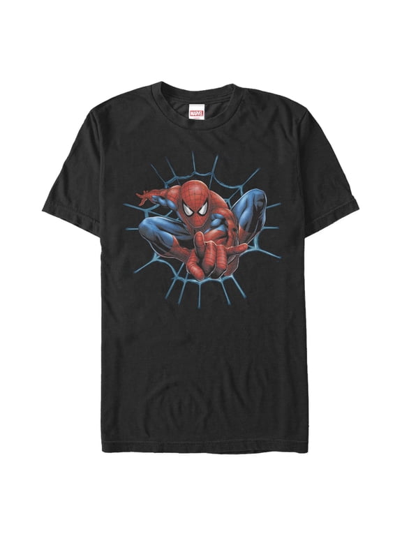 Men's Marvel Spider-Man Pose Web Graphic T-Shirt